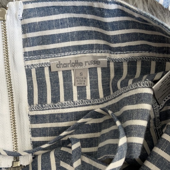 NWT Charlotte Russe | Striped Crop Top - Picture 6 of 7